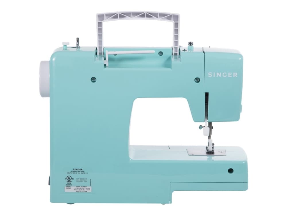 SINGER Simple 3223G - Puoliautomaattinen ompelukone - Turkoosi - Sahat - 4 askeleen - Kierto-ohjaus - Siksak-jalka (Simple 3223G)