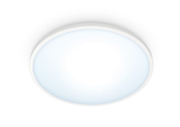 WiZ SuperSlim WiZ Katto 14W W RD 27-65K TW 871951433797800 LED-loftslampe 14 W Hvid