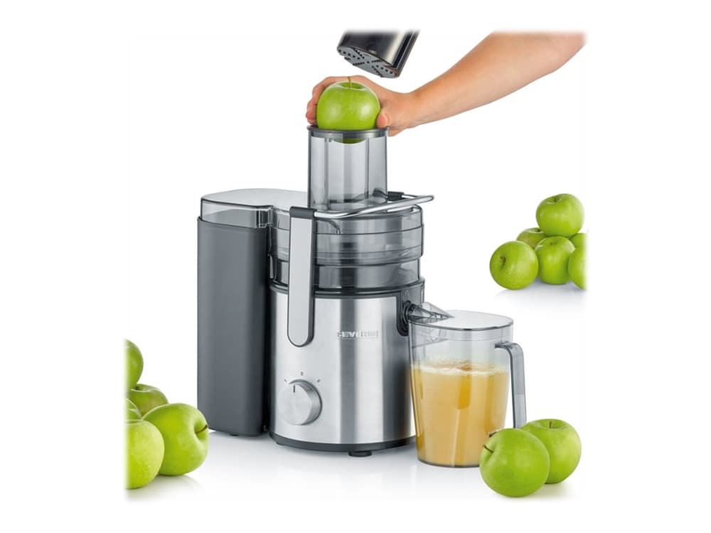SEVERIN ES 3570 - Saftpuristin - 1,1 litraa - 800 W - rustfrit stål/sort