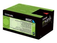 Lexmark 802C, 1000 sivua, Syaani, 1 kpl