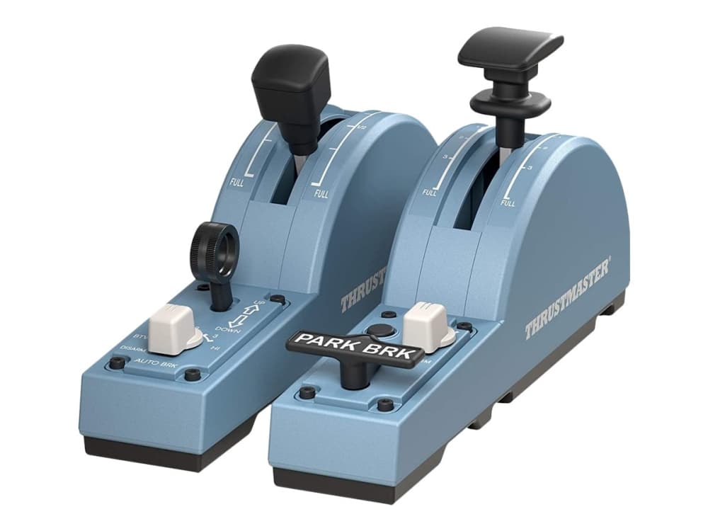 Thrustmaster TCA Quadrant Add-On Airbus Edition - Flysimulator - Lajittelu / Blå, Windows 10 - PC - PC