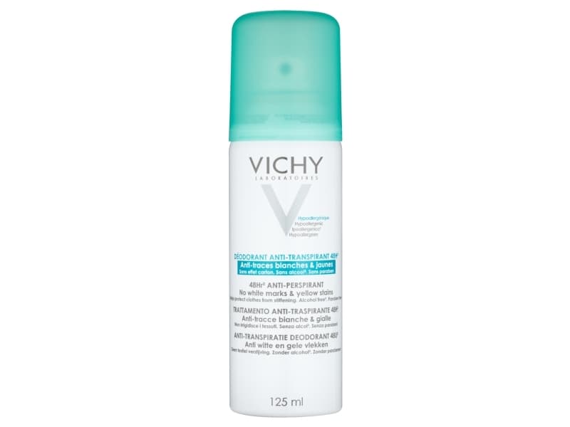 Vichy 48H Anti-Transpirant Anti-Traces Deo Spray - Dame - 125 ml