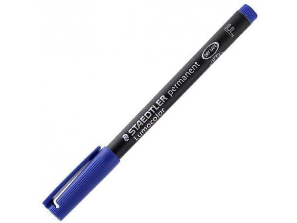 Staedtler 318-3, Sininen, Pyöreä pää, Musta, Sininen, Polypropeeni (PP), Hienojakoinen, 0,6 mm