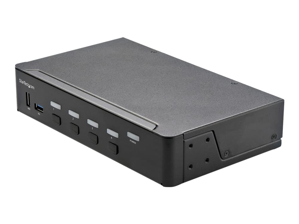 StarTech.com SV431HU34K6, 3840 x 2160 pikseliä, 4K Ultra HD, 36 W, Musta
