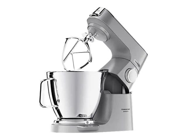 Kenwood Titanium Chef Baker XL, Seisova tehosekoitin, Ruostumaton teräs, Vaivaus, Sekoitus, 7 L, Rotaatio, 1,6 L