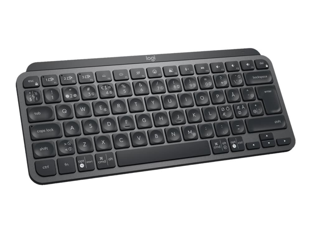Logitech Mx Keys Mini For Business, Mini, RF Wireless + Bluetooth, Näppäimen saksikytkin, QWERTY, LED, Grafiitti