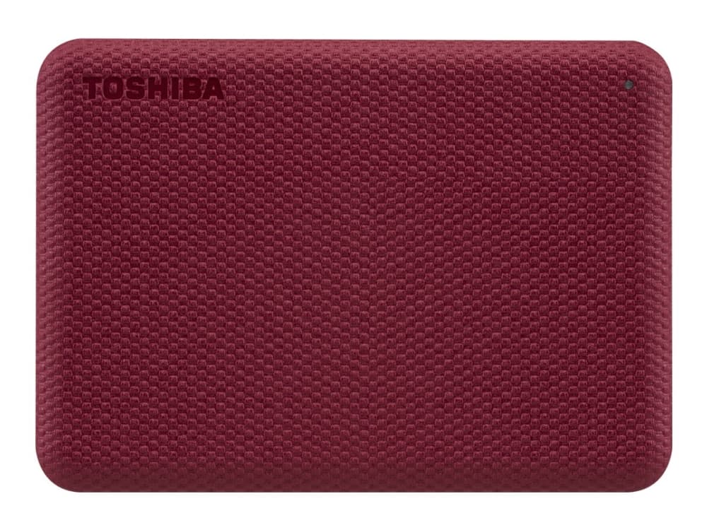 Toshiba Canvio Advance, 4000 GB, 2.5, 2.0/3.2 Gen 1 (3.1 Gen 1), Punainen