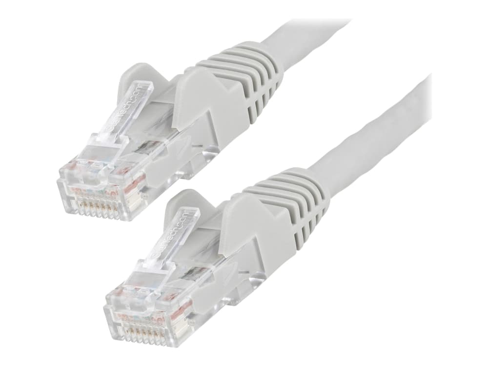 StarTech.com 7m LSZH CAT6 Ethernet-kaapeli, 10 Gigabit Snagless RJ45 100W PoE Network Patch Cord with Strain Relief, CAT 6 10GbE UTP, harmaa, Yksilöllisesti testattu/ETL, Low Smoke Zero Halogen - Kategoria 6 - 24AWG - Patch Cord - RJ-45 (uros) - RJ-45 (uros) - 7 m - 6 mm - UTP - CAT 6 - solmuttomuus - harmaa - harmaa