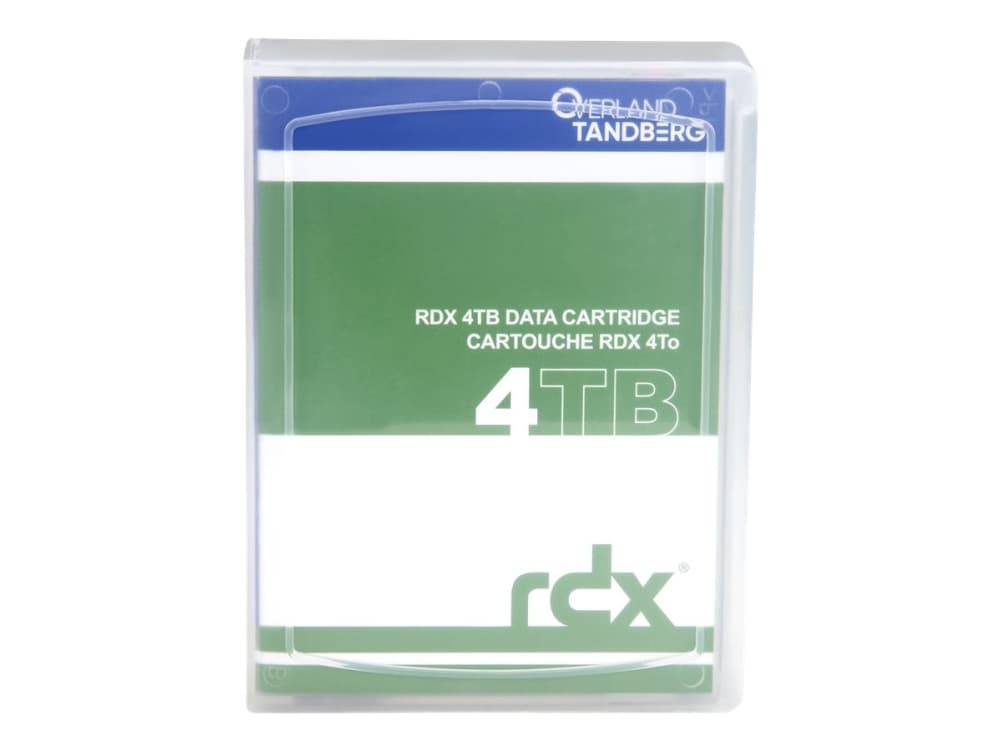 Overland Tandberg RDX QuikStor - RDX HDD-kasetti - 4 TB - Tandberg Data RDX QuikStation 4, RDX QuikStation 8, RDX QuikStor -tietokoneisiin