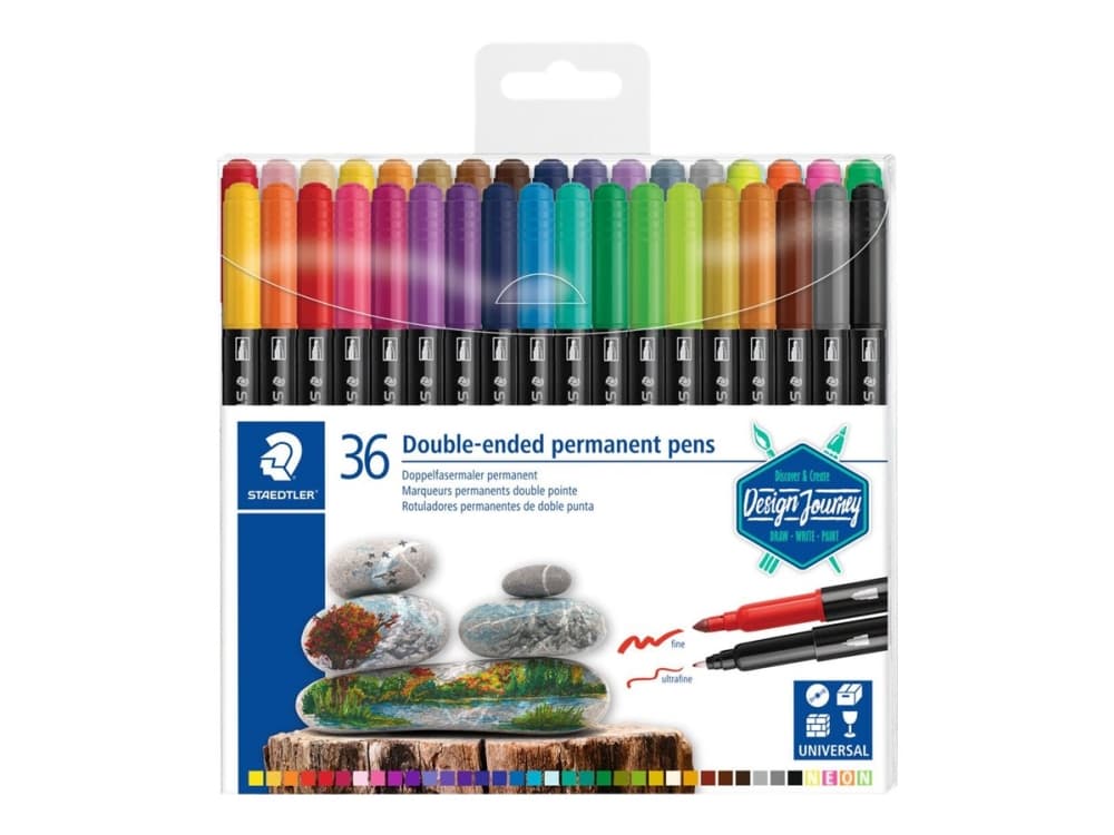 Staedtler 3187, Monivärinen, 36 kpl