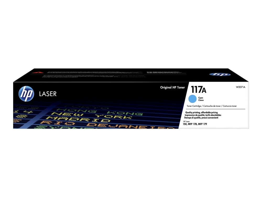 HP 117A alkuperäinen syaani laservärikasetti, 700 sivua, Syaani, 1 kpl
