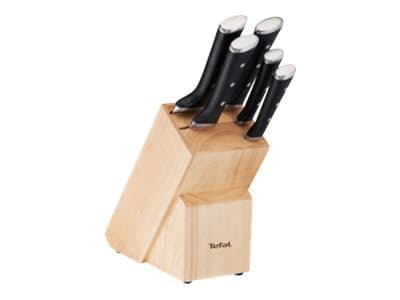 Tefal Ice Force K232S5, Veitsi/ruokailuvälinetelinesetti, Ruostumaton teräs, ABS, Ruostumaton teräs, Ruostumaton teräs, Puu