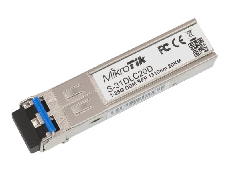 MikroTik S-85DLC05D - SFP (mini-GBIC) transceiver modul - SFP (mini-GBIC) / LC multimodus - op til 550 m - 850 nm