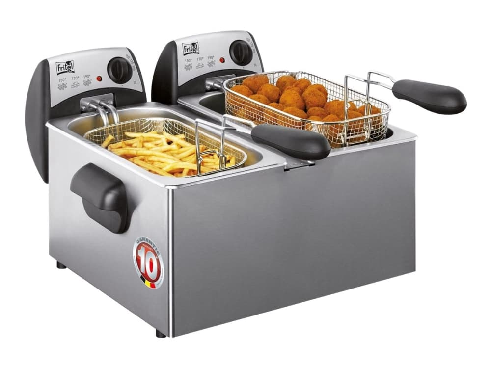 FRITEL Starter FR 1355 Duo Fritureapparat 4.4kW Grå