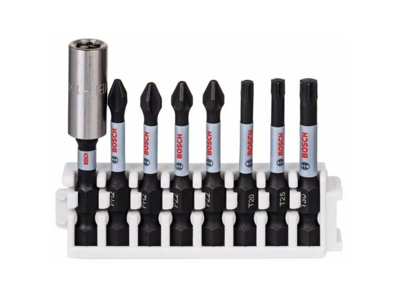 Bosch BITSSET IMPACT PH-PZ-TX 50MM STHOLD 8ST