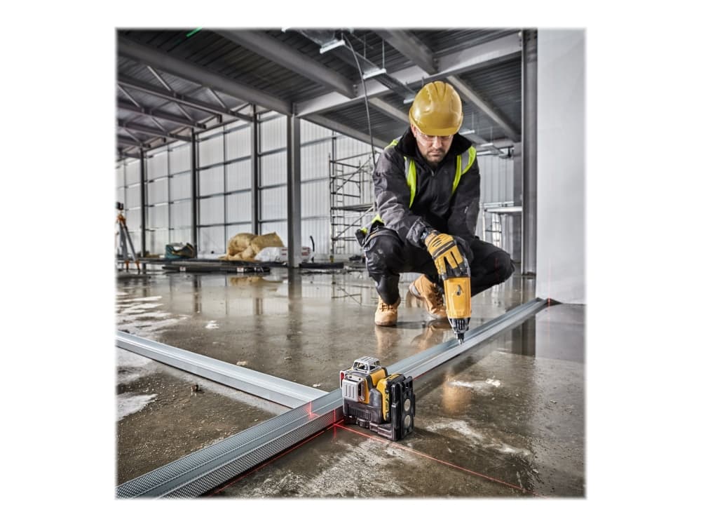 DeWALT DCE089D1R, 15 m, 0,3 mm/m, 4°, 20 m, Linja-/Ristilaser, Musta, Keltainen