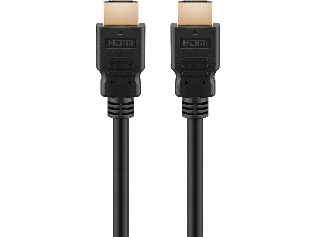 Goobay 58266, 5 m, HDMI Type A (Standard), HDMI Type A (Standard), 3D, 48 Gbit/sek, musta