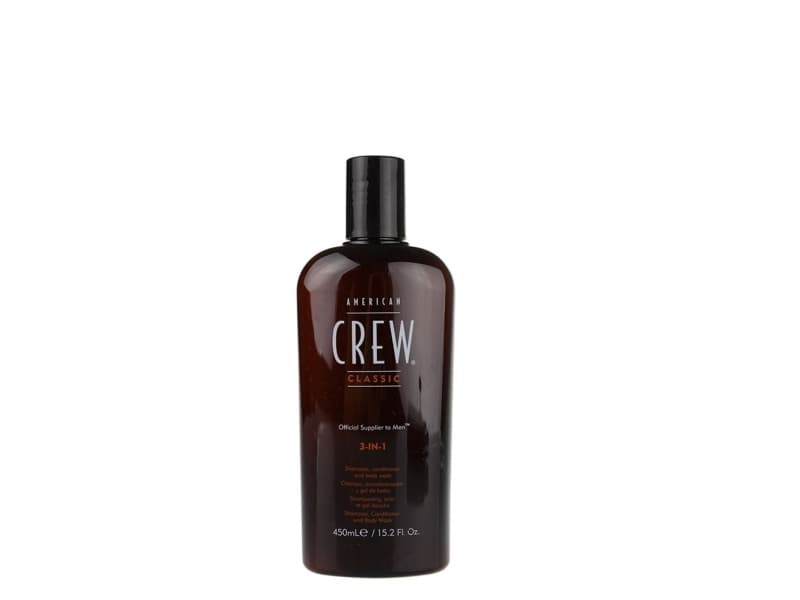 American Crew, 3-In-1 Classic, Hair Shampoo, Conditioner & Shower Gel 3-In-1, For Hydration, 450 ml