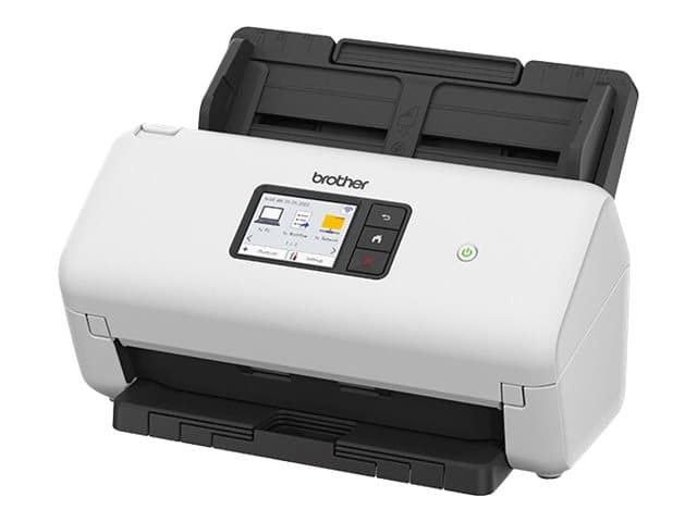 Brother ADS-4500W - Asiakirjaskanneri - Dual CIS - Duplex - A4 - 600 dpi x 600 dpi - jopa 35 ppm (mono) / jopa 35 ppm (väri) - ADF (60 arkkia) - jopa 5250 skannausta päivässä - USB 3.0, Gigabit LAN, Wi-Fi(n), USB 2.0 (isäntä)