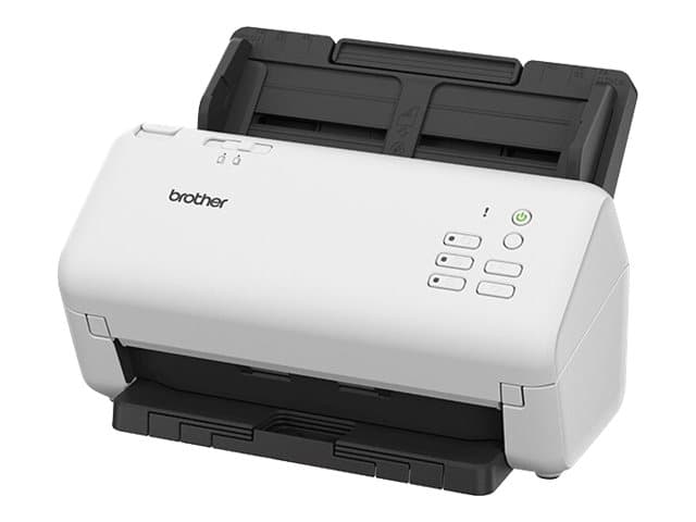 Brother ADS-4300N - Asiakirjaskanneri - Dual CIS - Duplex - A4 - 600 dpi x 600 dpi - jopa 40 ppm (mono) / jopa 40 ppm (väri) - ADF (80 arkkia) - jopa 6000 skannausta päivässä - USB 3.0, LAN, USB 2.0 (isäntä)
