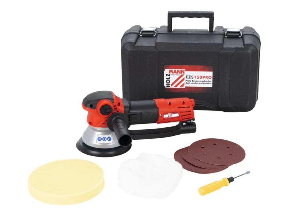 Holzmann EZS150PRO_230V - Hiomakone/kiillotuslaite - 710 W - 6-hihnapyörät - 150 mm