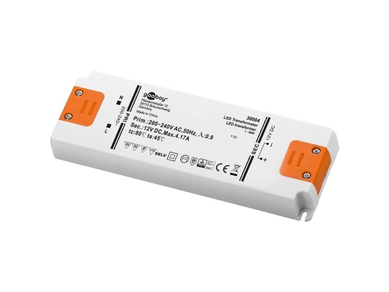 LED-muuntaja 12 V (DC)/50 W
