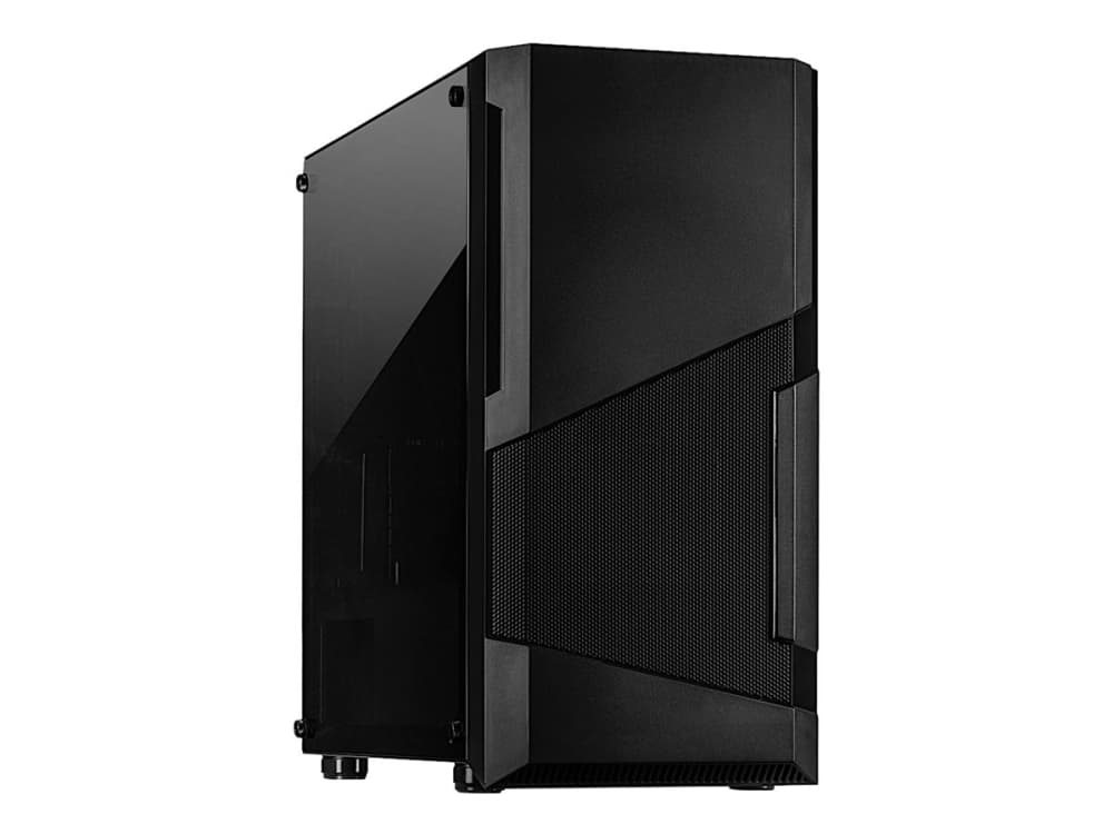 Inter-Tech SM-007 Enforcer - Gaming-tårn - micro-ATX - sidepanel med vindue (hærdet glas) - ingen strømforsyning - USB/Lyd