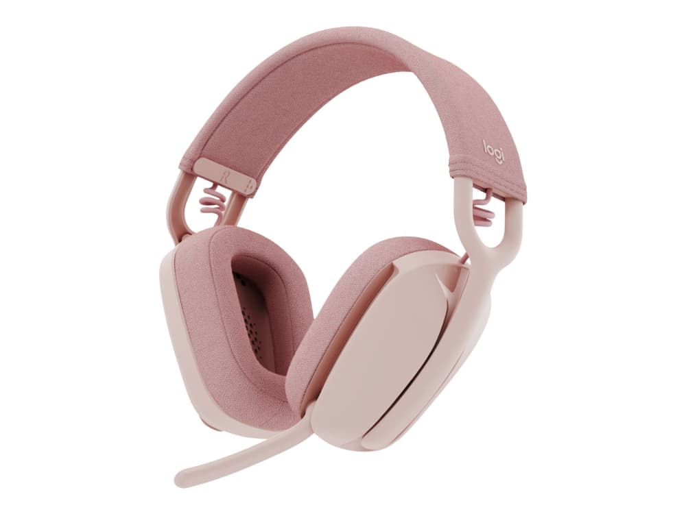 Logitech Zone Vibe 100 - Kuulokkeet - Bluetooth - langaton - Rose