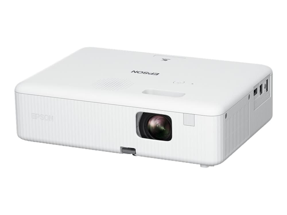 Epson CO-W01 - 3LCD-projektori - bærbar - 3000 lumen (hvid) - 3000 lumen (farve) - WXGA (1280 x 800) - 16:10 - lajittelu/hvid