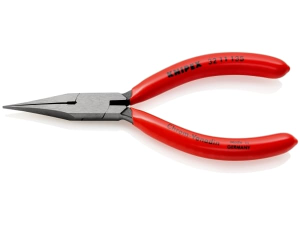 Knipex 32 11 135, Kärkipihdit, 1,5 mm, 3,4 cm, Terästä, Muovi, Punainen