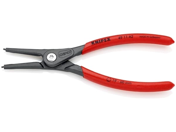 Knipex 49 11 A2 sulkupihdit Sopii ulkorenkaisiin 19-60 mm Kärkimuoto suora