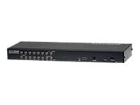 ATEN KH1516Ai, 1600 x 1200 pikseliä, Ethernet LAN, Telineasennus, 12,5 W, 1U, musta
