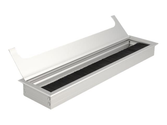 DeLOCK 66863, Cable grommet, Vastaanotto, Alumiini, Hopea