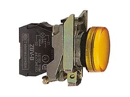 Schneider Electric XB4BVB5 Signaalit Gul 24 V/DC, 24 V/AC 1 kpl 1 kpl