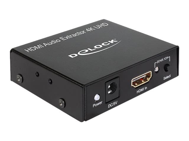 DeLOCK 62692, 3840 x 2160 pikseliä, AV-vastaanotin, Musta, HDCP