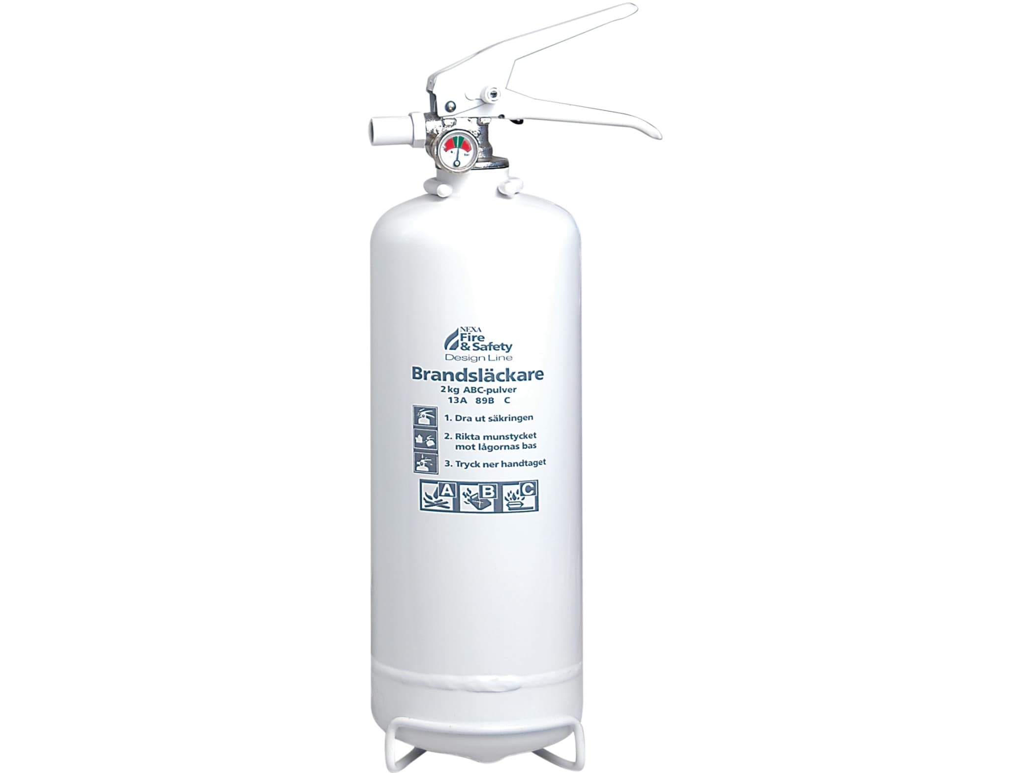 Brandsläckare Vit 2kg 13A