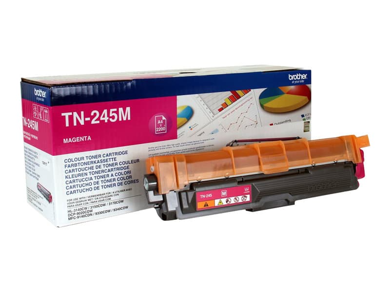 Brother TN-245M, 2200 sivua, Magenta, 1 kpl