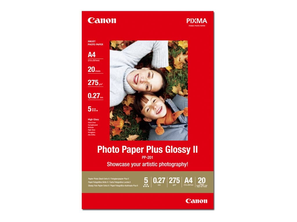 Canon 2311B019, Kiilto, 260 g/m², A4, Valkoinen, 20 arkkia, - Bubble Jet: BJC 8200 Photo, i250, i320, i350, i450, i455, i470D, i475D, i550, i560, i6500, i70,...