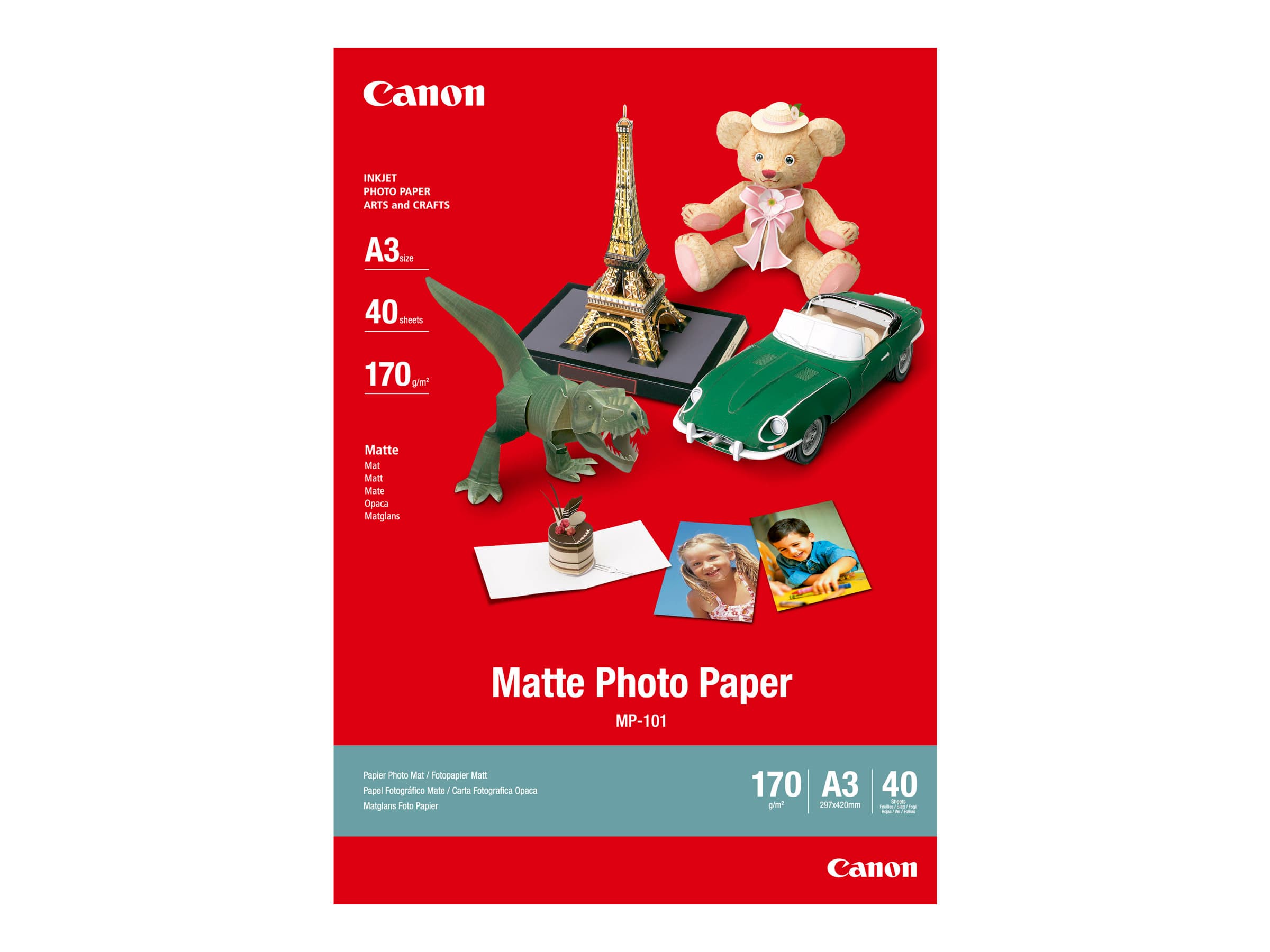 Canon 7981A008, 170 g/m², A3 (297 x 420 mm), 40 arkkia