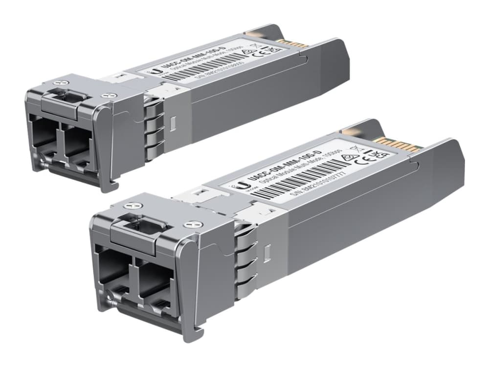 Ubiquiti - SFP (mini-GBIC) transceiver modul - 10 GigE - LC multimodus - op til 300 m (pakke med 2)