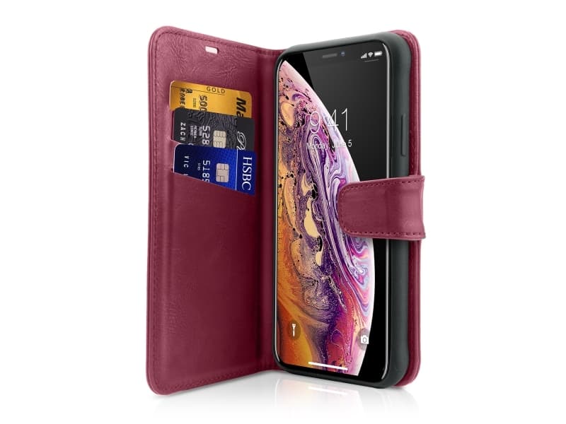 ITSKINS BOOK -kansi iPhone XS / X®:lle. Rød