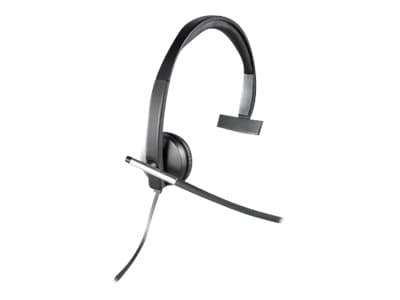 Logitech 981-000514, Langallinen, Toimisto/puhelukeskus, 50 - 10000 Hz, 93 g, Kuulokkeet, musta, Hopea