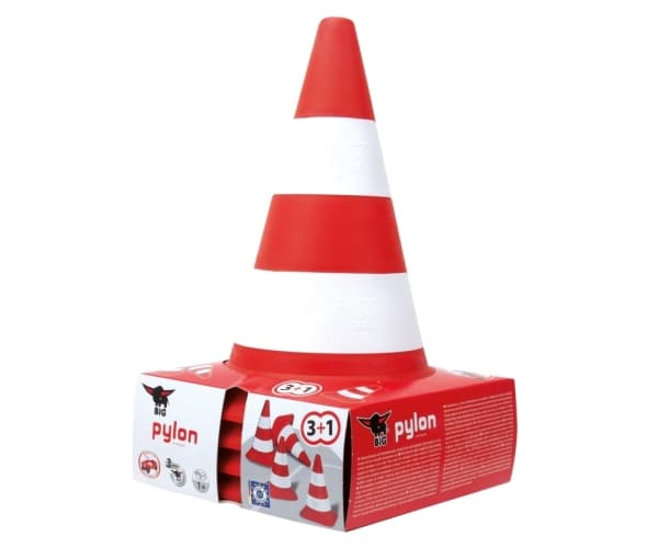 BIG Pylon, 1 vuosi/vuosia, Muovi, Punainen, Valkoinen