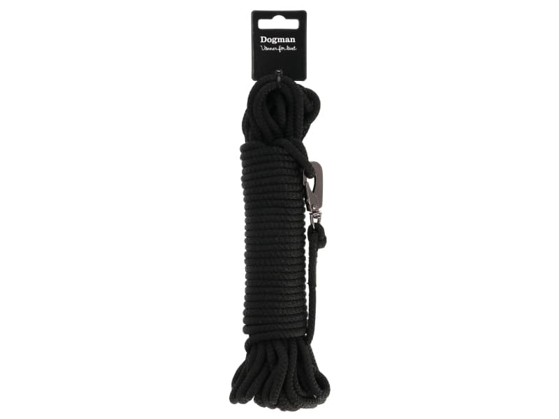 DOGMAN Punottu sporlin Iris Musta 15m