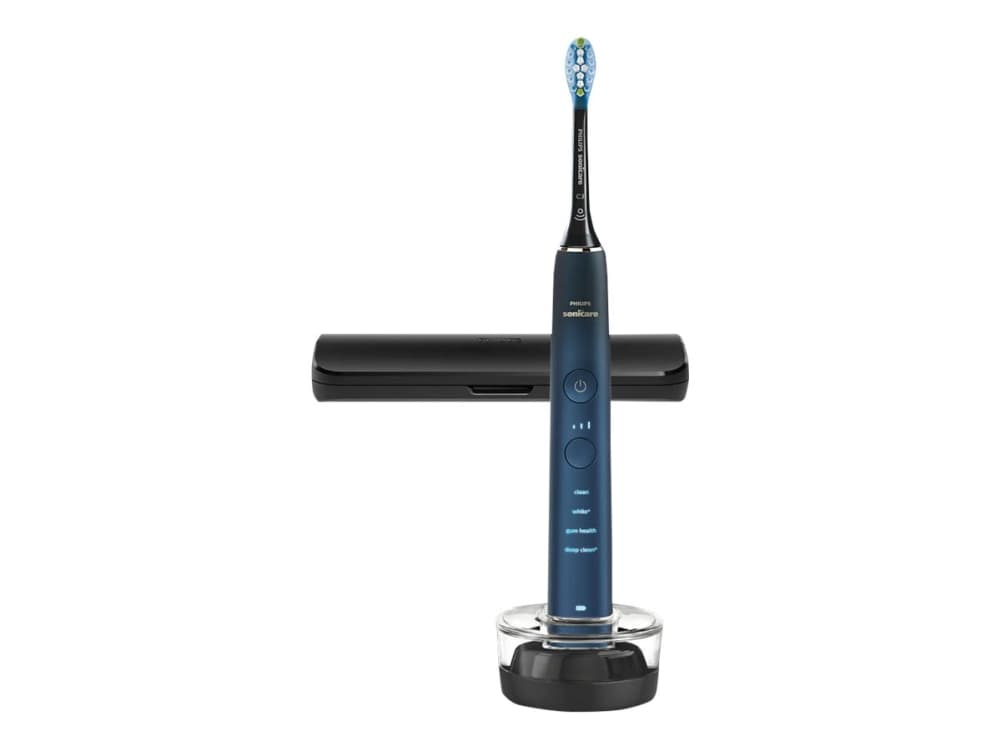 Philips Sonicare DiamondClean 9000 Series HX9911/88 Erityinen sähköhammasharja, Aikuinen, Sonic-hammasharja, Syväpuhdistus, Ienhoito, Normaali, Valkaisu, 62000 liikettä minuutissa, Musta, Sininen, Sininen