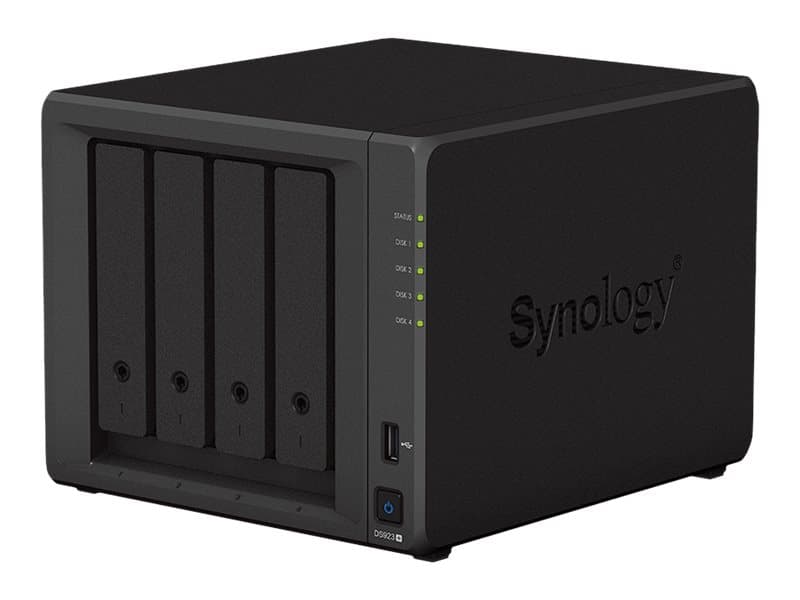 SYNOLOGY DS923+ DiskStation NAS AMD Ryzen Embedded R1600 4-väyläinen 4GB RAM-muistia