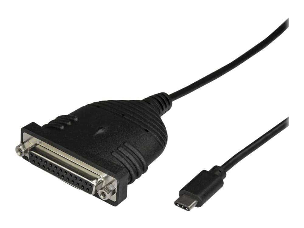 StarTech.com USB C - rinnakkaistulostinkaapeli - DB25 naarasportti IEEE1284 tulostimille - väyläkäyttöinen - tulostinkaapelin sovitin - USB DB25 (ICUSBCPLLD25) - USB / rinnakkaiskaapeli - USB-C (han) til DB-25 (hun) - 183 cm