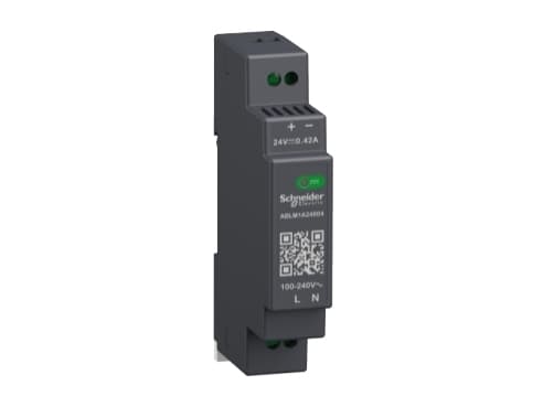 Modicon switchmode strømforsyning modular til DIN-skinne med 24 VDC 10 W-0,4 A udgang og 100-240 VAC