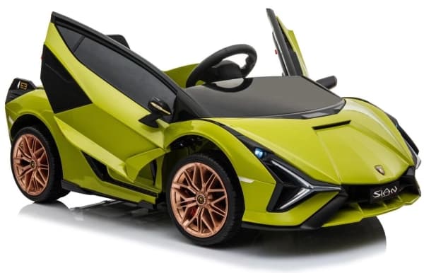 Netcentret Azeno - Sähköauto - Lisensoitu Lamborghini Sian - vihreä (6950680)