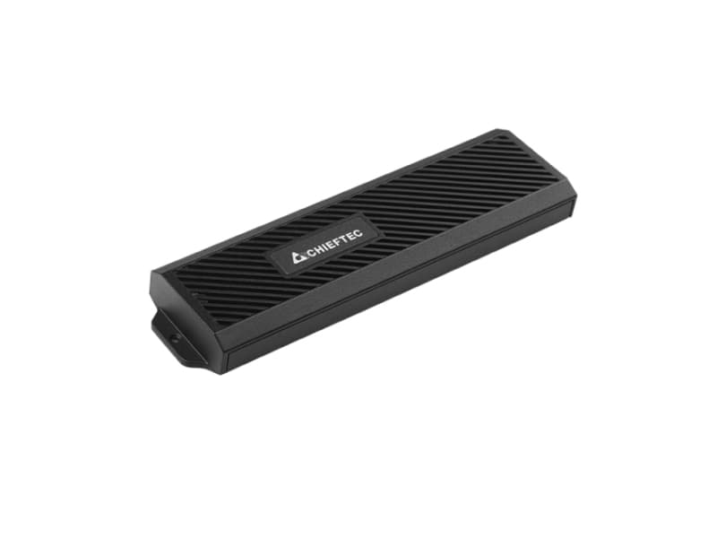 Chieftec CEB-M2C-TLE, SSD-kotelo, M.2, M.2, 10 Gbit/s, USB-liitettävyys, Musta